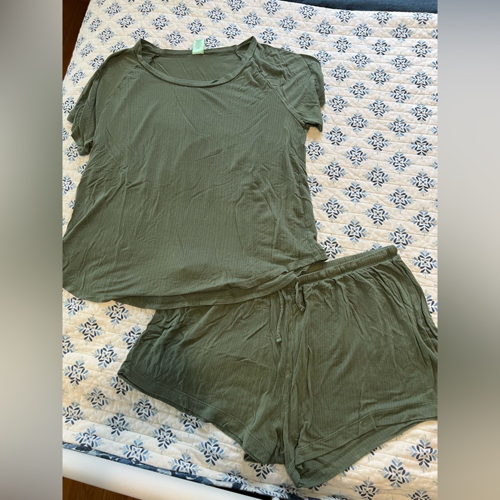 Short Sleeve Ribbed PJ sets